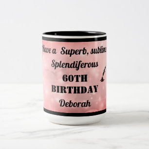 Personalisierte Tasse zum 60. Geburtstag