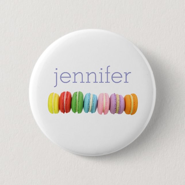 Personalisierte Taste für Macarons Button (Vorderseite)