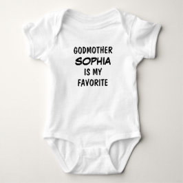 Personalisierte Taufpatin ist mein Favorit  Baby Strampler