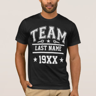 Personalisierte Team-Familie T-Shirt