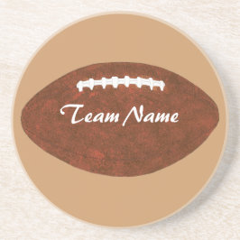 Personalisierte Team Name Football Untersetzer