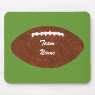 Personalisierte Teamname Fußball Grüne Mousepads