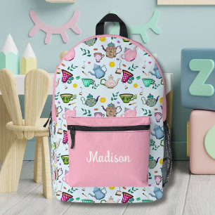 Personalisierte Teeparty  Bedruckter Rucksack