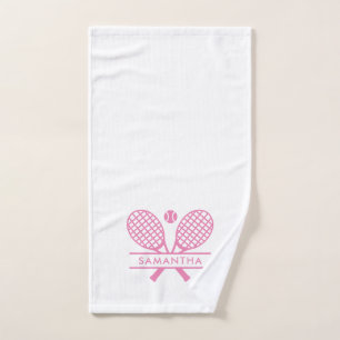 Personalisierte Tennis-Schläger-Motiv Club Team Sw Handtuch