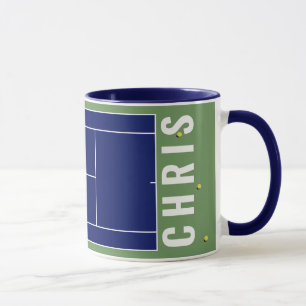 Personalisierte Tennis-Tasse Tasse