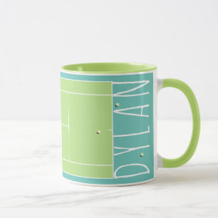 Personalisierte Tennis-Tasse Tasse