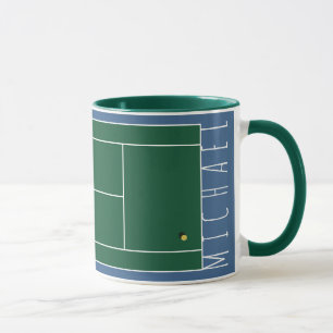 Personalisierte Tennis-Tasse Tasse