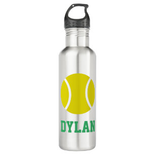 Personalisierte Tennisball-Wasserflasche Edelstahlflasche