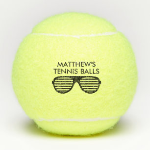 Personalisierte Tennisbälle bedruckt mit eigenem L