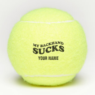 Personalisierte Tennisbälle mit lustigem Angebot