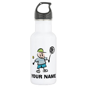 Personalisierte Tennisgetränk-Wasserflasche für Edelstahlflasche