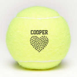 Personalisierte Tennisplätze für Hunde Tennisbälle
