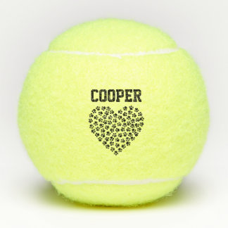 Personalisierte Tennisplätze für Hunde Tennisbälle