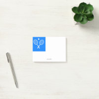 Personalisierte Tennisschläger Blaue Hintergrund