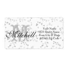 Personalisierte Terrazzo Versandadressen