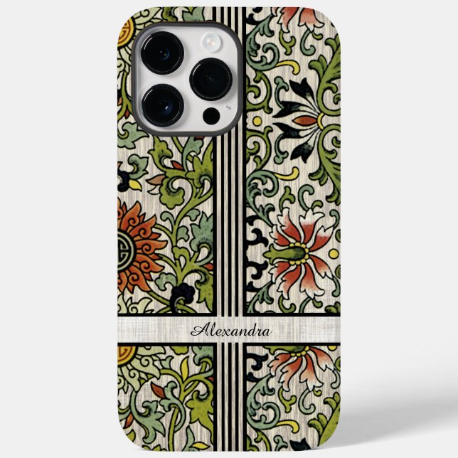 Personalisierte Textrahmen Case-Mate iPhone Hülle (Rückseite)