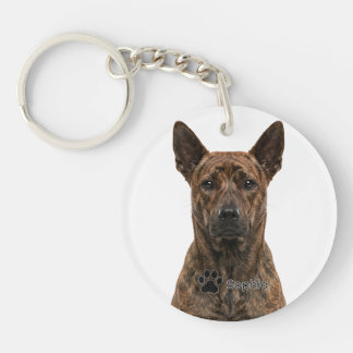 Personalisierte Thai Ridgeback Brindle Hunde-Schlü Schlüsselanhänger