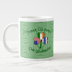 Personalisierte Thailändisch Irisch Amerikanische  Jumbo-Tasse