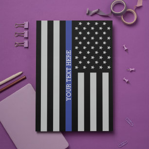 Personalisierte Thin-Blue-Line-Flagge Briefpapier