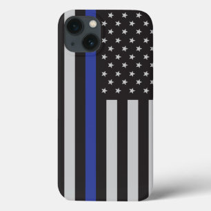Personalisierte Thin-Blue-Line-Flagge Case-Mate iPhone Hülle