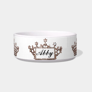 Personalisierte "Tiara" Pet Bowls Napf