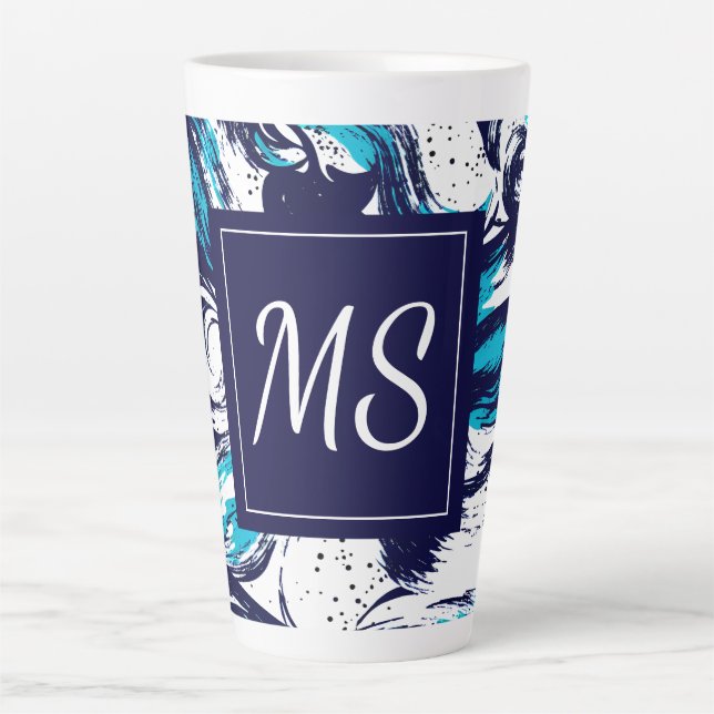 Personalisierte Tiefseedrucke Milchtasse (Vorderseite)