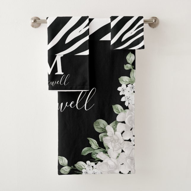 Personalisierte Tierausdruck Badhandtuch Set (Insitu)