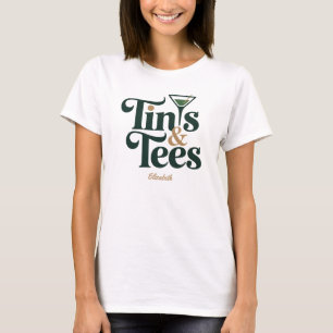 Personalisierte Tinis & Tees Golf Junggesellinnena