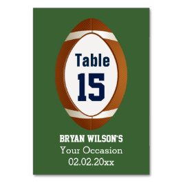 Personalisierte Tischnummern Party