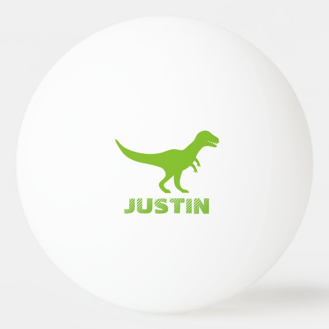 Personalisierte Tischtennisbälle mit Dinosaurier Tischtennisball (Vorderseite)