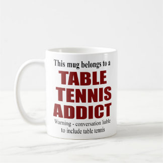 Personalisierte Tischtennisgeschenke Kaffeetasse