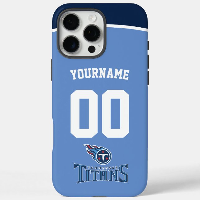 Personalisierte Titans Jersey American Football Case-Mate iPhone Hülle (Rückseite)