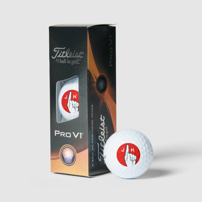 Personalisierte Titleist Pro V1 Golfbälle (Verpackung)