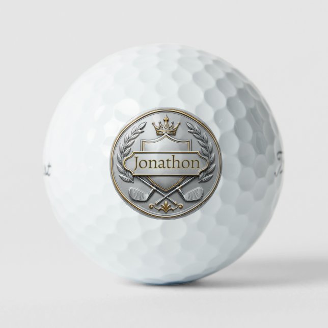 Personalisierte Titleist Pro V1 Golfbälle (Vorderseite)