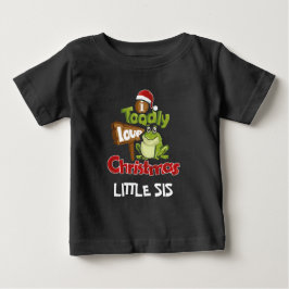 Personalisierte Toadly Liebe Weihnachten Matching  Baby T-shirt