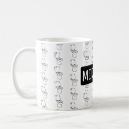 Personalisierte Toilette Tasse