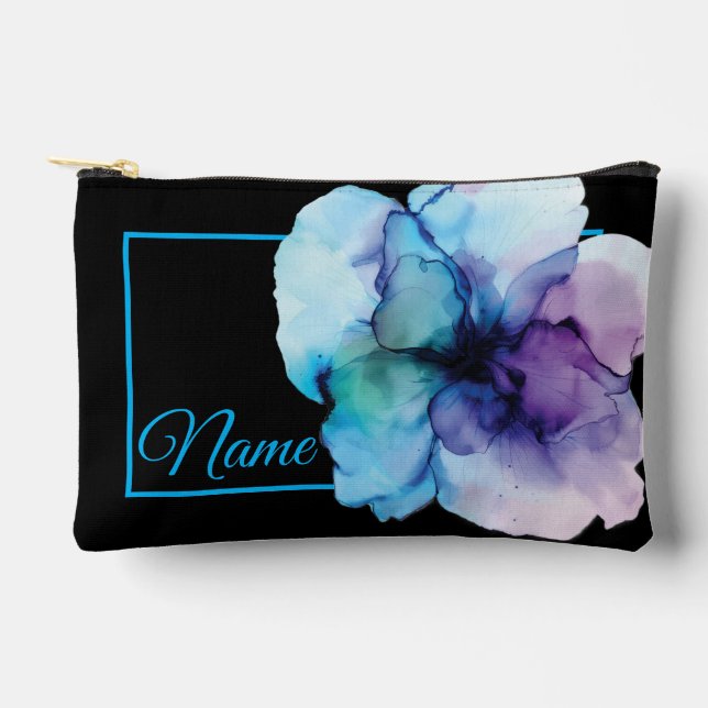 Personalisierte Toilettenbeutel - Aquarellfarben-B Zubehörtasche (Vorderseite)
