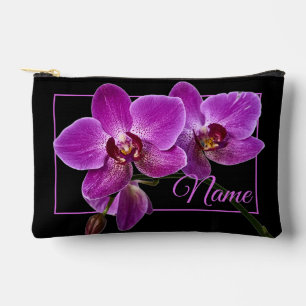 Personalisierte Toilettenbeutel - Rosa Orchid Zubehörtasche