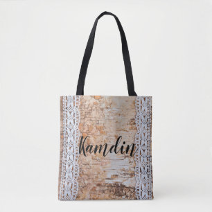 Personalisierte Tote Bag Country Stall Lace Trim