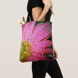 Personalisierte Tragetaschen - Pink Gerbera Daisy