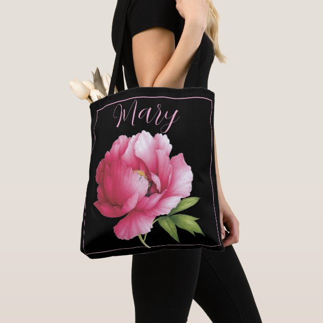Personalisierte Tragetaschen - Rosa Peony (Von Nahem)