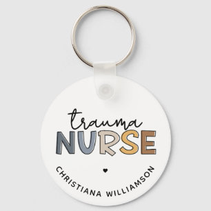 Personalisierte Trauma Nurse Trauma Pflegegeschenk Schlüsselanhänger