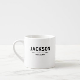 Personalisierte Trauzeugen Espressotasse