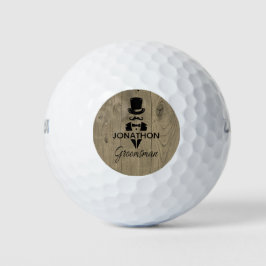 Personalisierte Trauzeugen Golfball