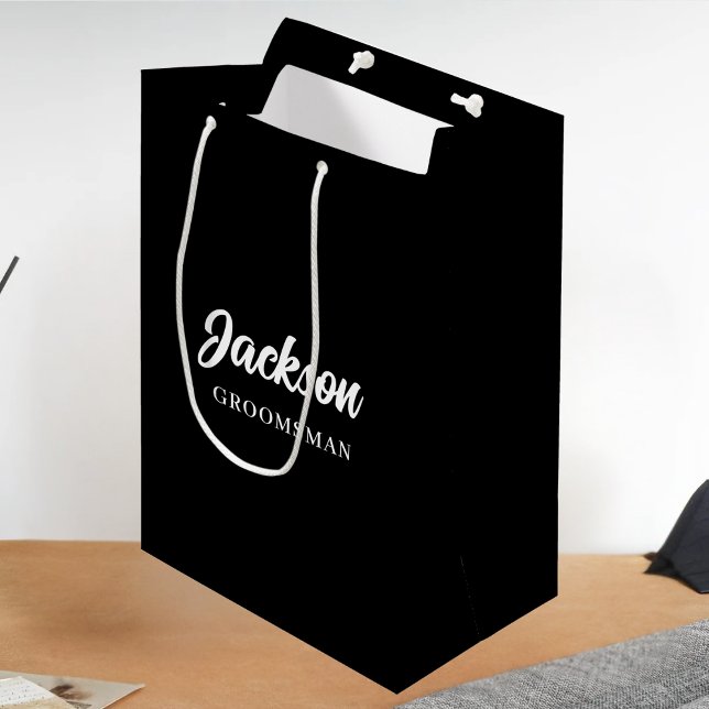 Personalisierte Trauzeugen Trauzeuge Hochzeitsfeie Mittlere Geschenktüte (Von Creator hochgeladen)