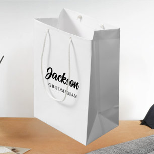 Personalisierte Trauzeugen Trauzeuge Hochzeitsfeie Mittlere Geschenktüte
