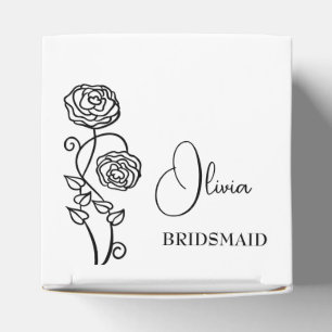Personalisierte Trauzeugen von Bridesmaid Magnetsc Geschenkschachtel