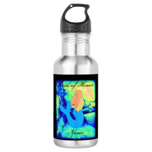 personalisierte Trauzeugin Edelstahlflasche