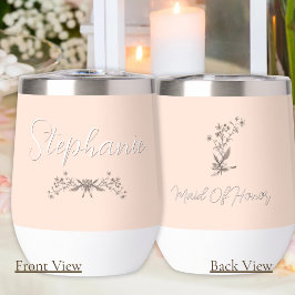 Personalisierte Trauzeugin Elegante Script Hochzei