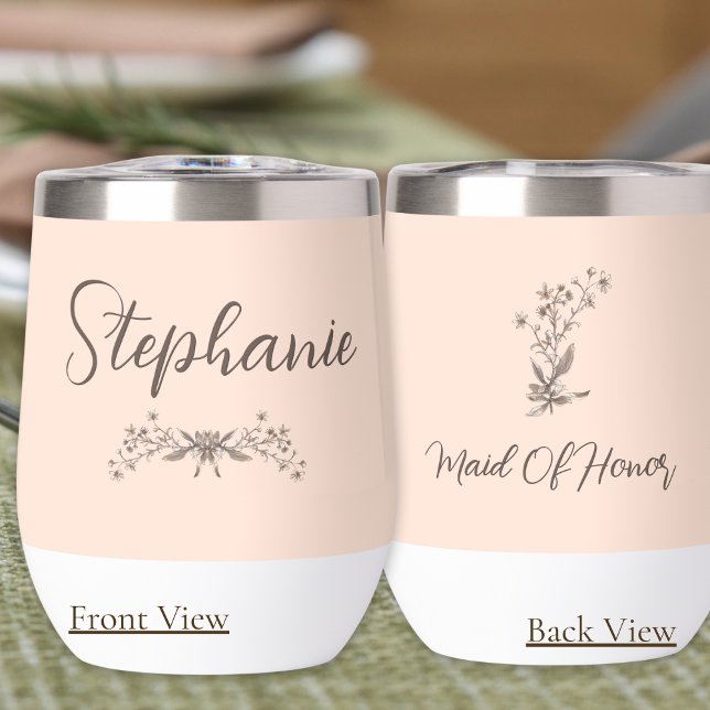 Personalisierte Trauzeugin Elegante Script Hochzei (Von Creator hochgeladen)